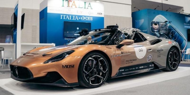 How Italy’s AI Supercar at CES 2025 Redefined Autonomous Driving